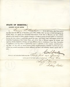 George S. Draken uskollisuusvala Missourista, St.Louisin kreivikunta tekijältä George S. Drake