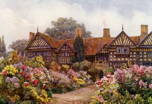 Speke Hall, Lancashire (värilitro). tekijältä George Samuel Elgood