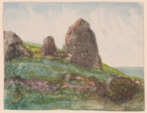 Maisema kivien kanssa tekijältä George Sand
