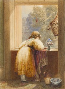 Yläkerran ikkunasta katsottuna, 1832 (wc paperilla) tekijältä George Shepherd