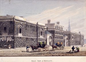 Newgaten vankila, Old Bailey, Lontoo, 1815