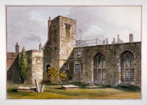 Näkymä Savoy-kappelille, Savoyn palatsi, Westminster, 1819 tekijältä George Shepherd