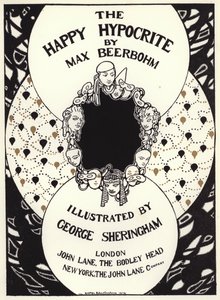 Kuvitus Max Beerbohmin iloiseen tekopyhään (värilitho) tekijältä George Sheringham