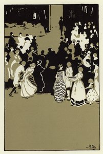 Yö oli aina suurta iloa ja juhlaa (väri litho) tekijältä George Sheringham