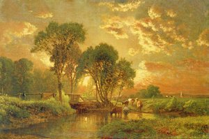 Medfield, Massachusetts tekijältä George Snr. Inness