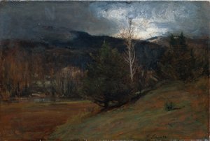 marraskuuta Adirondacksissa, noin 1885 tekijältä George Snr. Inness