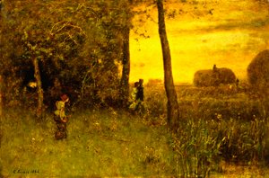Uimarit, 1888 tekijältä George Snr. Inness