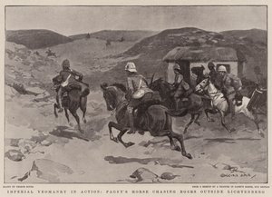 Keisarillinen Yeomanry toiminnassa, Pagetin hevonen jahtaa bureja Lichtenbergin ulkopuolella