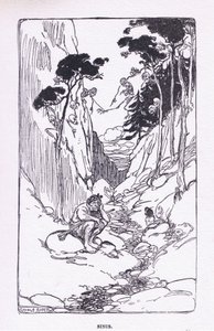 Sinis, George Allenin ja Unwinin julkaisemasta The Heroesista 1929 (värilitho) tekijältä George Soper