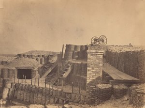 Linnoituksia lähellä Charlestonia, Etelä-Carolina, n. 1861. tekijältä George Stacy.