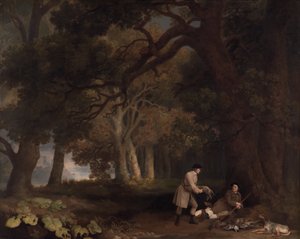 Lepo ammunnan jälkeen, 1770. tekijältä George Stubbs