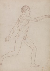 Figura Humana, Vista Lateral (Esboço do Estudo no Reverso da Tabela VIII) finlandês tekijältä George Stubbs