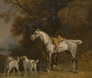 Tutkimuksia varten tai sen jälkeen "The 3rd Duke of Richmond with the Charleton Hunt" (Richmondin 3. herttua ja Charletonin metsästys) tekijältä George Stubbs