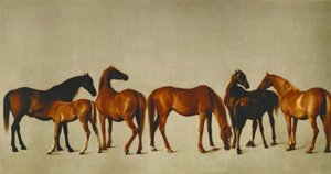 Stuten mit Füllen tekijältä George Stubbs
