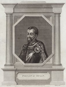 Espanjan kuningas Philip II tekijältä George Vertue