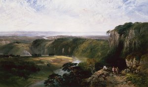 Chepstow Windcliffistä tekijältä George Vicat Cole