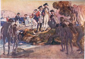 Kuvernööri Phillip Sydney Covessa (väri litho)