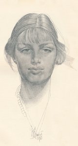 Kaunis tyttö, vuodelta 1914. tekijältä George Washington Lambert