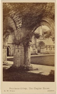 Fountains Abbey. Chapter House.