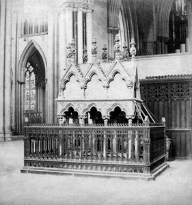 Walter de Greyn muistomerkki, York Minster, York, North Yorkshire, 1900-luvun alku.