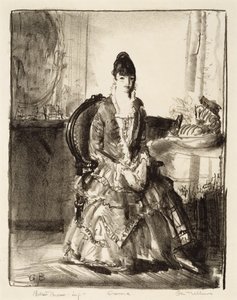 Järjestely, Emma huoneessa tekijältä George Wesley Bellows