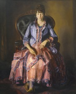 Emma violetissa mekossa tekijältä George Wesley Bellows