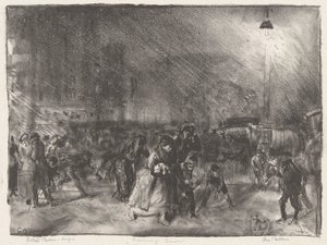 Ilta Lunta tekijältä George Wesley Bellows