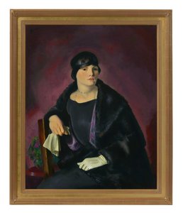 Rouva Walter Richterin muotokuva (öljy kankaalle) tekijältä George Wesley Bellows