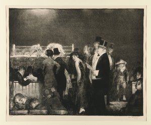 Suuren ottelun valmistelut, nro 8 tekijältä George Wesley Bellows
