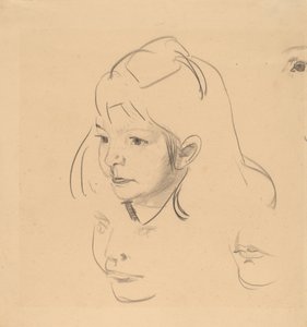 Tutkimuksia Jean, c. 1920. tekijältä George Wesley Bellows