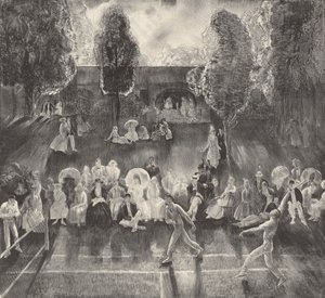 Tennis, 1920. tekijältä George Wesley Bellows