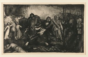 The Enemy Arrive tai The Germans Arrive War-sarjasta tekijältä George Wesley Bellows