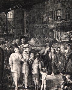 Katu, 1917 tekijältä George Wesley Bellows