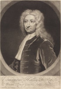 Edmund Halley tekijältä George White after Sir Godfrey Kneller