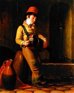 Savoyard Musician, n. 1836 (öljy levylle)