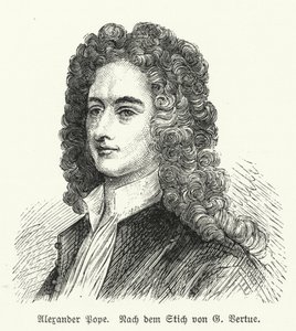 Alexander Pope, englantilainen runoilija tekijältä George after Vertue
