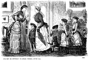 Ei ole niin vaikeaa puhua ranskaa, loppujen lopuksi 1882 1891. tekijältä George du Maurier