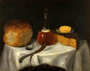 Keittiön asetelma (öljy kankaalle) tekijältä George of Chichester Smith