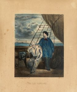 Ponttoonissa, kaiverrus H. Jannin, 1848 tekijältä Georges Alexandre after Fischer