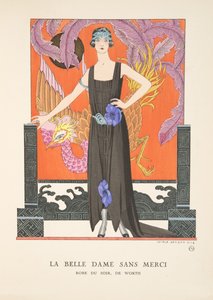 La Belle Dame Sans Merci, muotilevyjen kokoelmasta tekijältä Georges Barbier