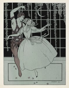 "Le Spectre de la Rose". Kuva on saanut nimensä Ballets Russes -baletista, joka perustuu Théophile Gautier