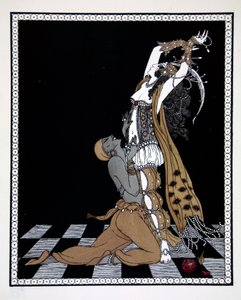 Scheherazade sarjasta "Designs on the dances of Vaslav Nijinsky" (1889-1950). Georges Barbier (1882-1932), Pochoir Print tekijältä Georges Barbier