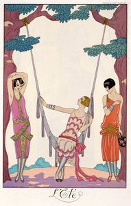 Kesä, Gazette du Bon Tonista tekijältä Georges Barbier