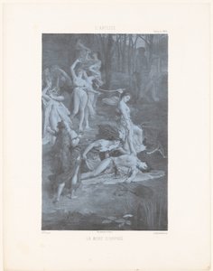 Bacchantes tappaa Orpheuksen La mort d