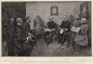 Ikimuistoinen haastattelu, jossa kuningas vastaanotti buurikenraalit Royal Yachtilla Victoria and Albert Cowesissa