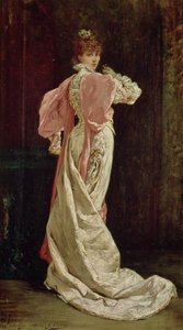 Sarah Bernhardt (1844-1923) kuningattaren roolissa Victor Hugon "Ruy Blas" -elokuvassa, 1879