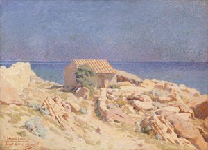 Roussillonin maisema tekijältä Georges Daniel de Monfreid