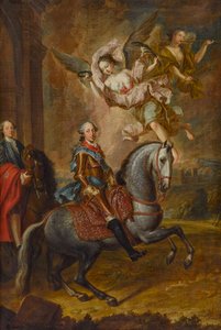 Maximilian III Joseph, Baijerin vaaliruhtinas, hevosen selässä (öljy kankaalle)