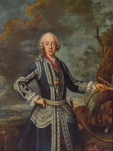 Maximilian III Joseph metsästyspuvussa (öljy kankaalle)