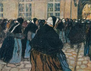 Paluu Hospice De La Salpetriereen, vuodelta 1911
